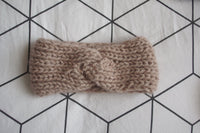 Headband twisté rose clair
